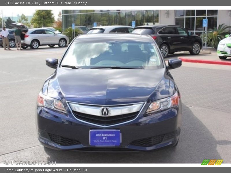 Fathom Blue Pearl / Ebony 2013 Acura ILX 2.0L