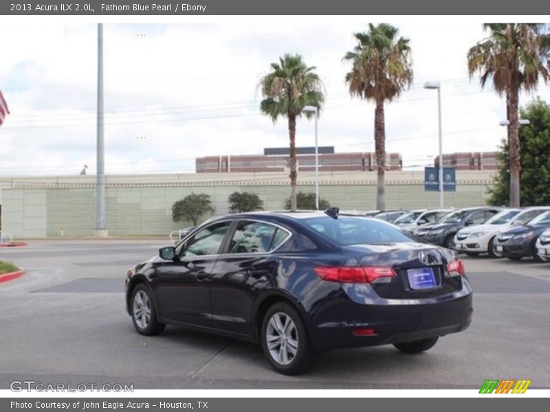 Fathom Blue Pearl / Ebony 2013 Acura ILX 2.0L