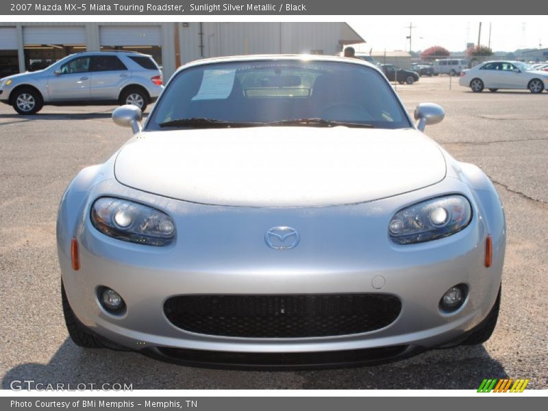 Sunlight Silver Metallic / Black 2007 Mazda MX-5 Miata Touring Roadster
