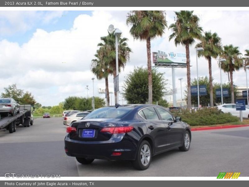 Fathom Blue Pearl / Ebony 2013 Acura ILX 2.0L