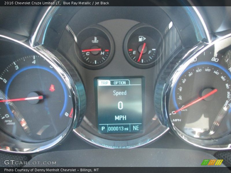 Blue Ray Metallic / Jet Black 2016 Chevrolet Cruze Limited LT