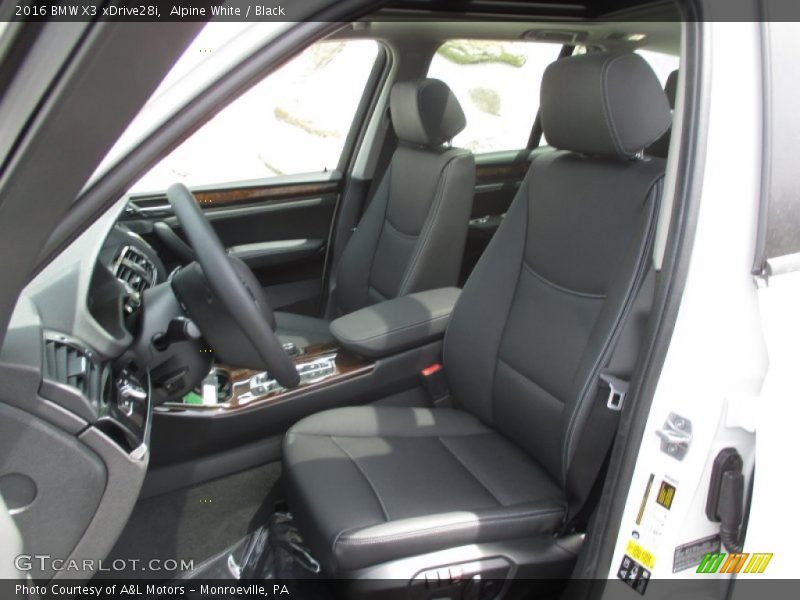 Alpine White / Black 2016 BMW X3 xDrive28i