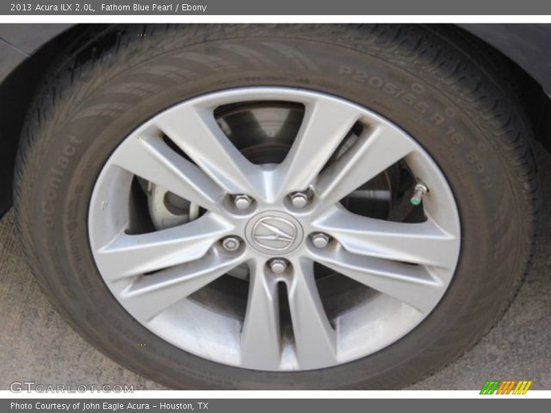 Fathom Blue Pearl / Ebony 2013 Acura ILX 2.0L