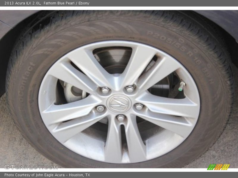 Fathom Blue Pearl / Ebony 2013 Acura ILX 2.0L