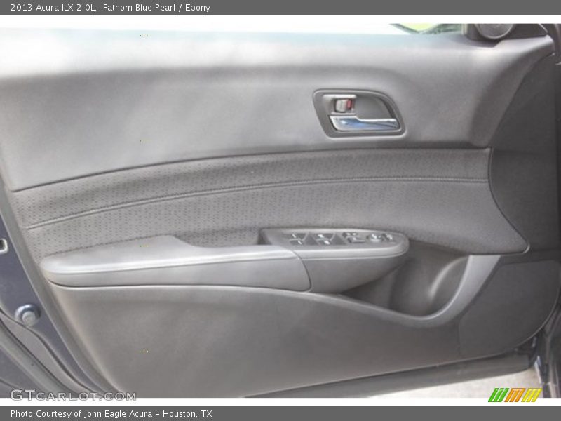 Fathom Blue Pearl / Ebony 2013 Acura ILX 2.0L