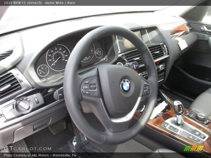 Alpine White / Black 2016 BMW X3 xDrive28i