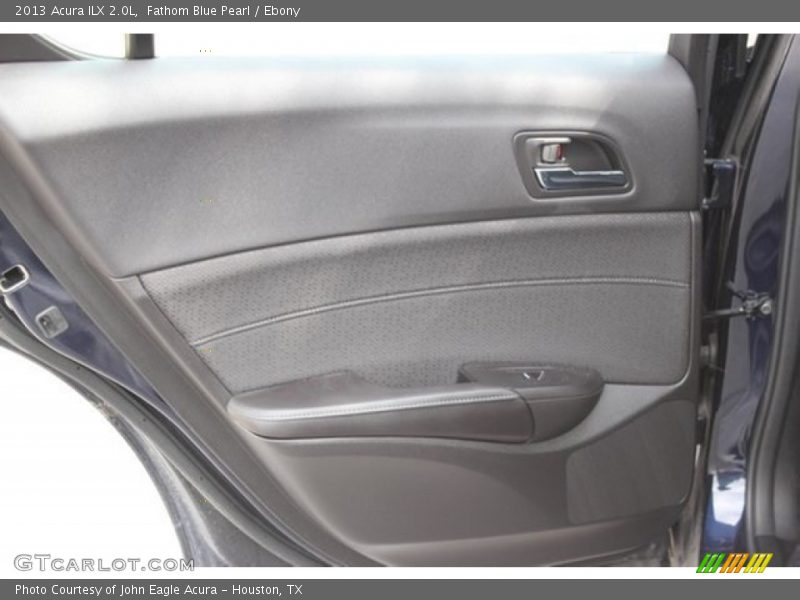 Fathom Blue Pearl / Ebony 2013 Acura ILX 2.0L