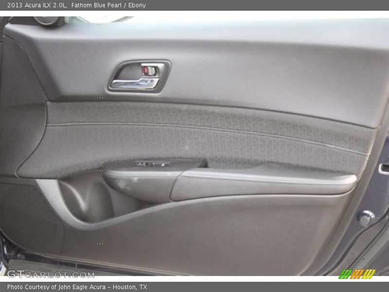 Fathom Blue Pearl / Ebony 2013 Acura ILX 2.0L