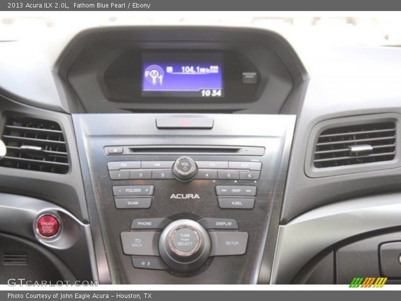 Fathom Blue Pearl / Ebony 2013 Acura ILX 2.0L