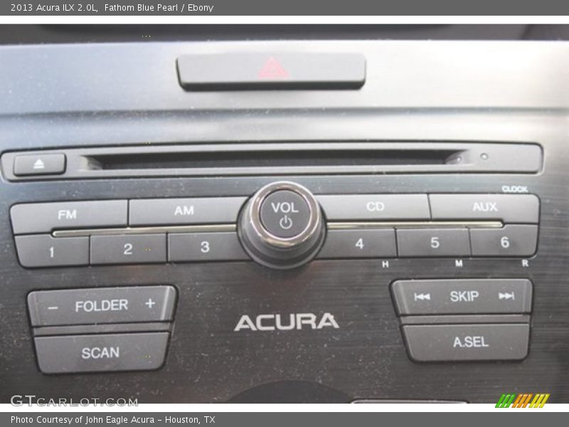 Fathom Blue Pearl / Ebony 2013 Acura ILX 2.0L