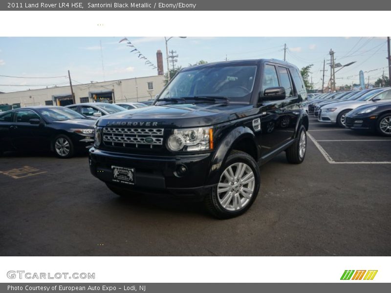 Santorini Black Metallic / Ebony/Ebony 2011 Land Rover LR4 HSE