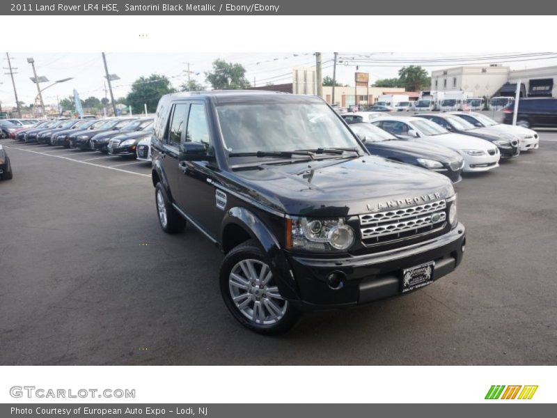 Santorini Black Metallic / Ebony/Ebony 2011 Land Rover LR4 HSE