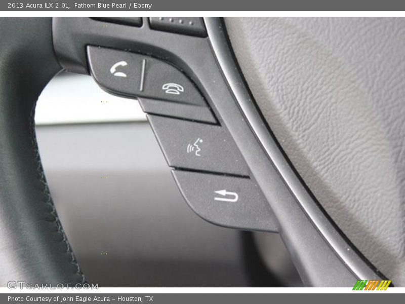 Fathom Blue Pearl / Ebony 2013 Acura ILX 2.0L