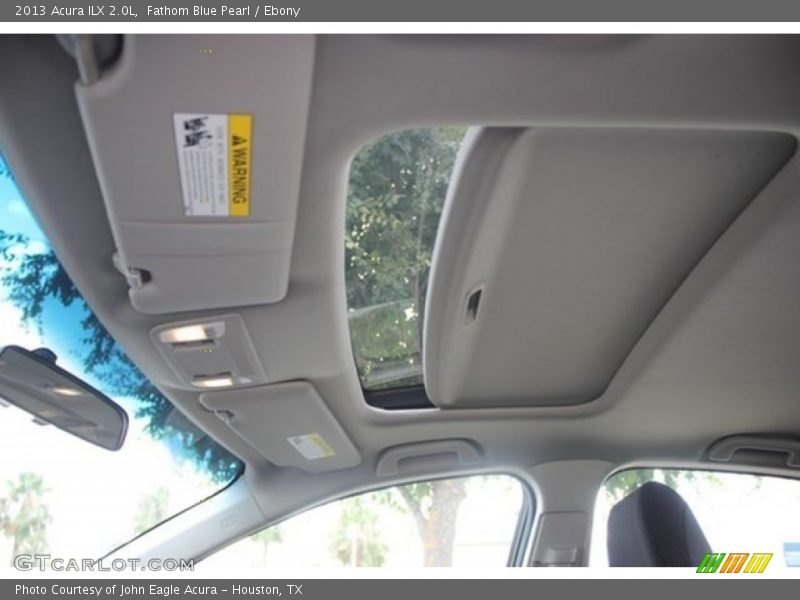 Fathom Blue Pearl / Ebony 2013 Acura ILX 2.0L