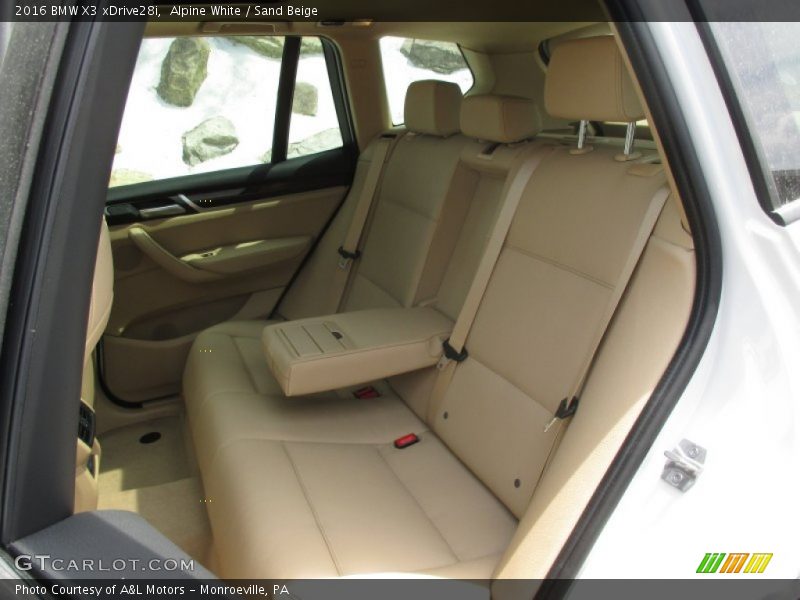 Alpine White / Sand Beige 2016 BMW X3 xDrive28i