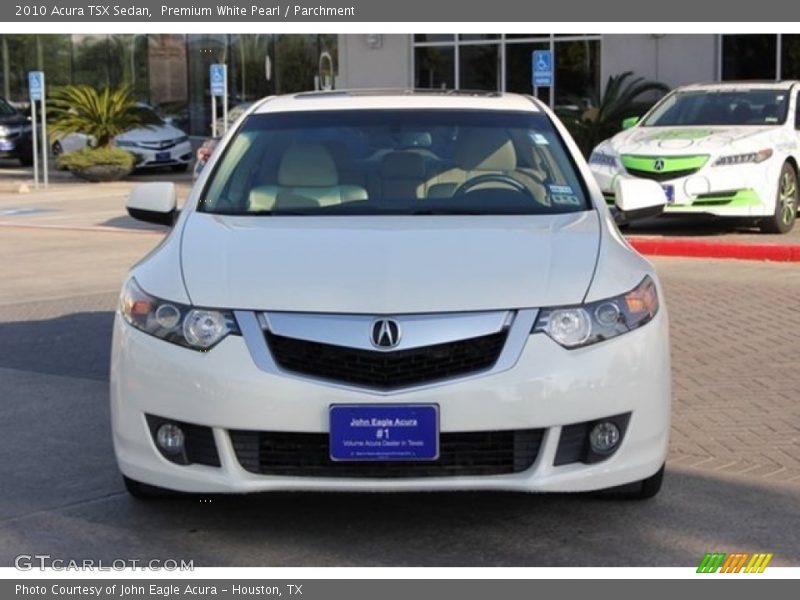 Premium White Pearl / Parchment 2010 Acura TSX Sedan