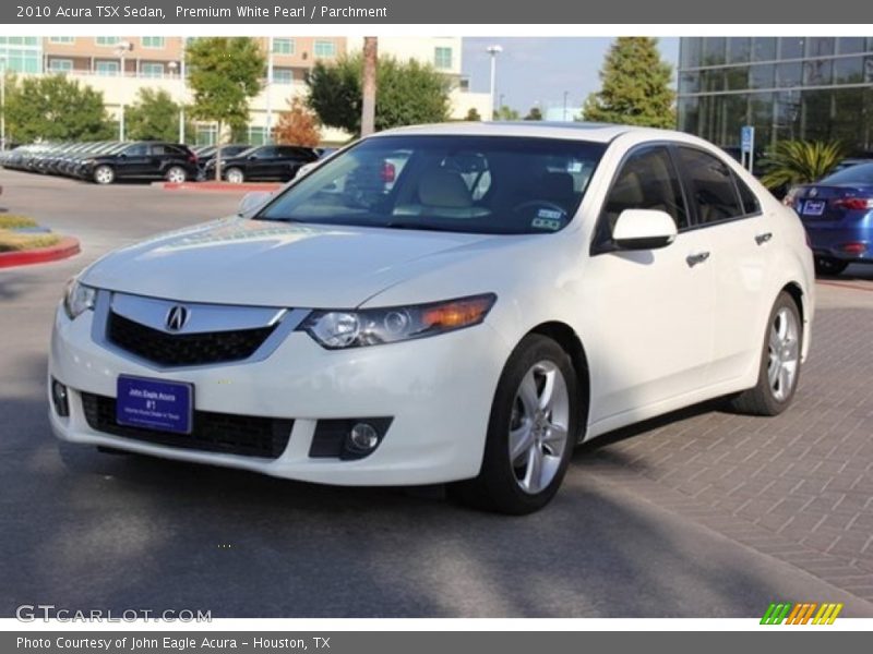 Premium White Pearl / Parchment 2010 Acura TSX Sedan