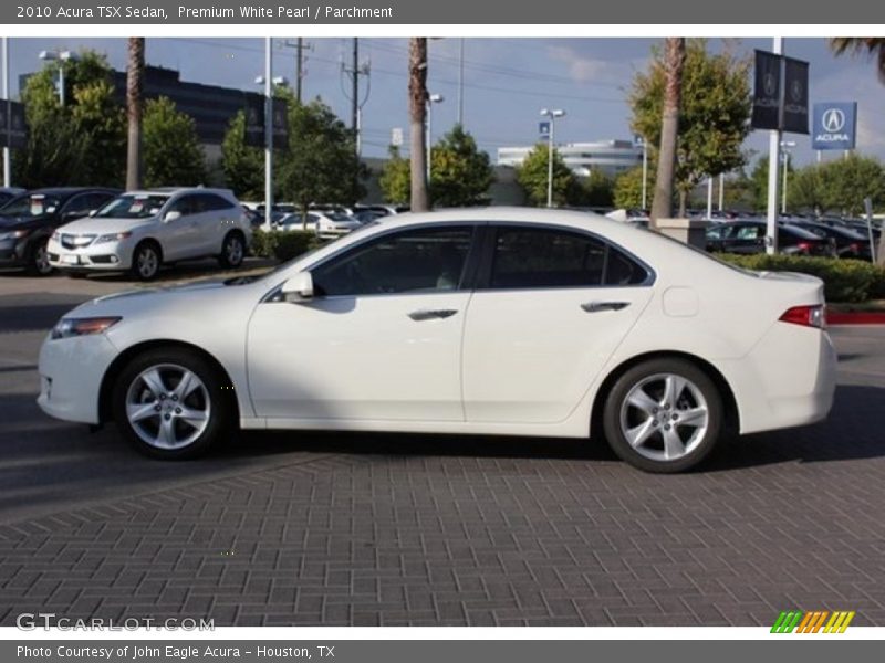 Premium White Pearl / Parchment 2010 Acura TSX Sedan