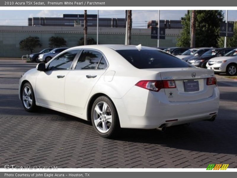 Premium White Pearl / Parchment 2010 Acura TSX Sedan