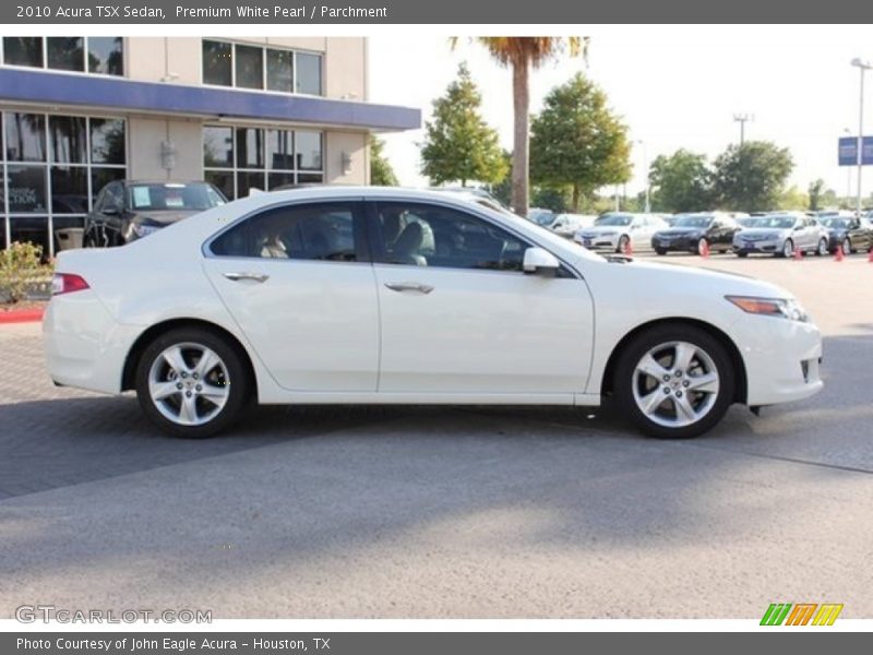 Premium White Pearl / Parchment 2010 Acura TSX Sedan