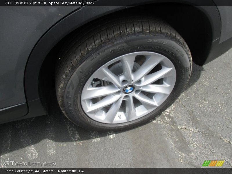 Space Grey Metallic / Black 2016 BMW X3 xDrive28i