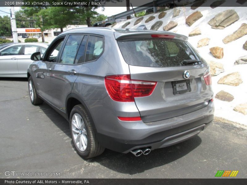 Space Grey Metallic / Black 2016 BMW X3 xDrive28i