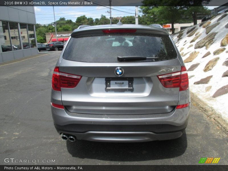 Space Grey Metallic / Black 2016 BMW X3 xDrive28i