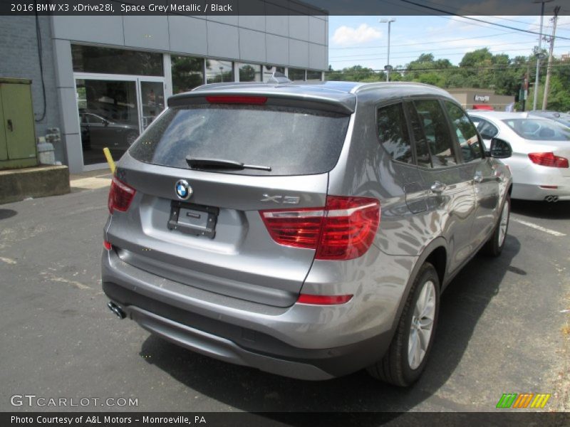 Space Grey Metallic / Black 2016 BMW X3 xDrive28i