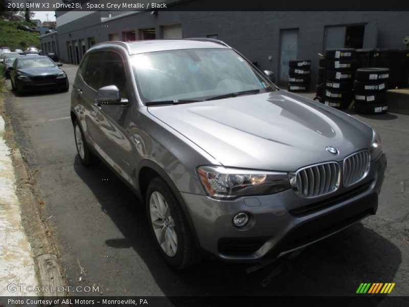 Space Grey Metallic / Black 2016 BMW X3 xDrive28i