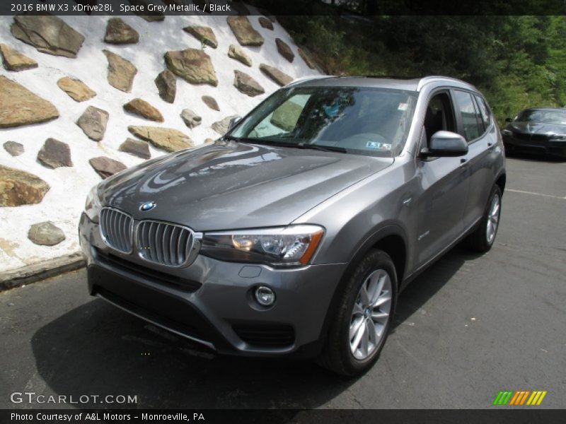 Space Grey Metallic / Black 2016 BMW X3 xDrive28i