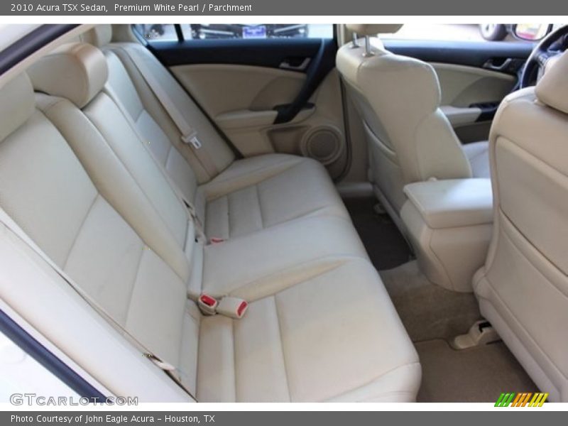 Premium White Pearl / Parchment 2010 Acura TSX Sedan
