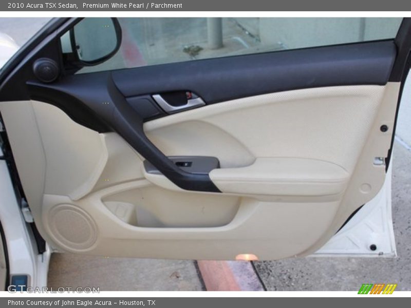Premium White Pearl / Parchment 2010 Acura TSX Sedan