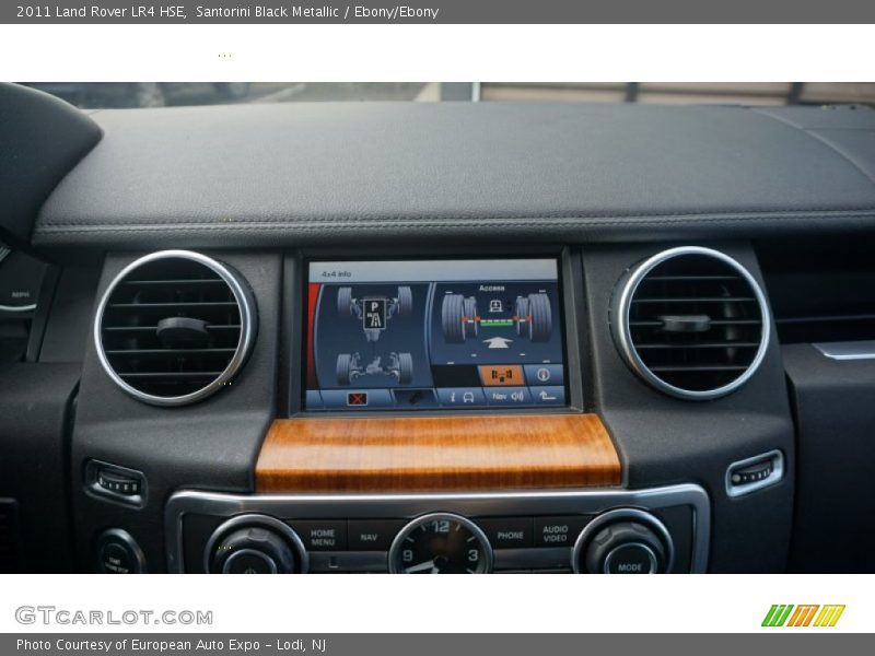 Santorini Black Metallic / Ebony/Ebony 2011 Land Rover LR4 HSE