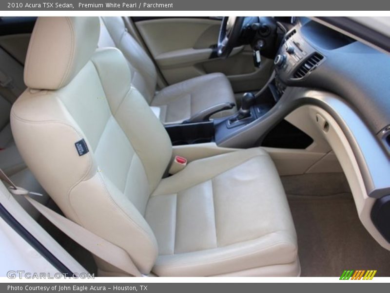 Premium White Pearl / Parchment 2010 Acura TSX Sedan