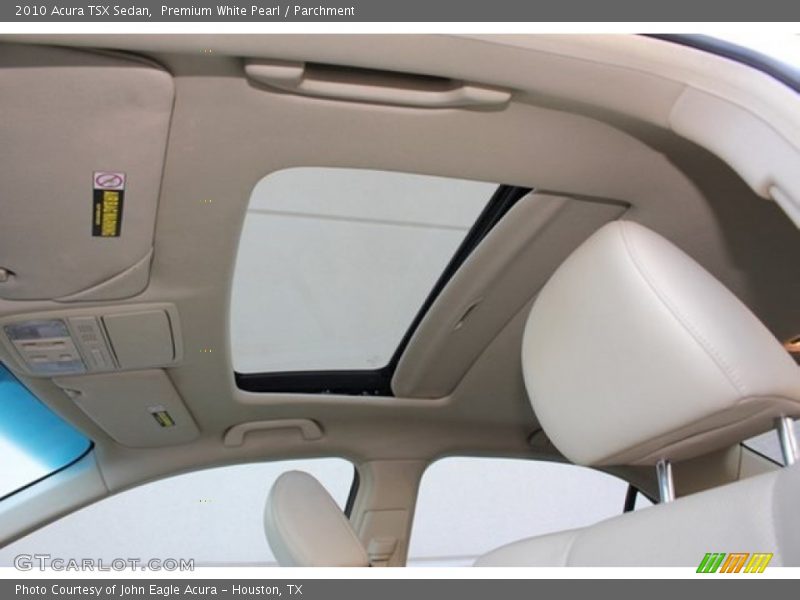 Premium White Pearl / Parchment 2010 Acura TSX Sedan