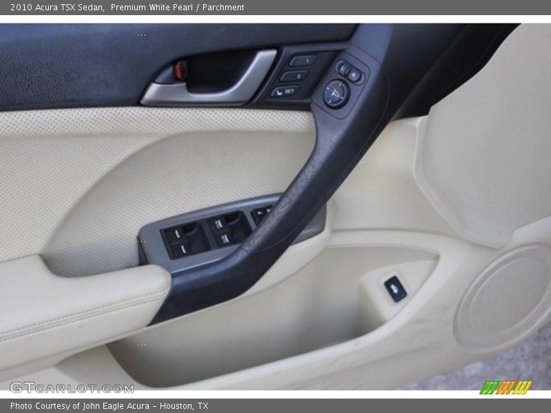Premium White Pearl / Parchment 2010 Acura TSX Sedan