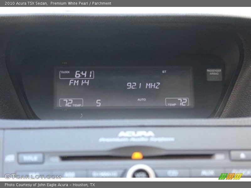 Premium White Pearl / Parchment 2010 Acura TSX Sedan