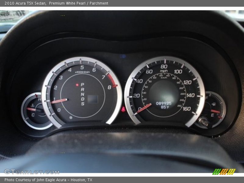 Premium White Pearl / Parchment 2010 Acura TSX Sedan