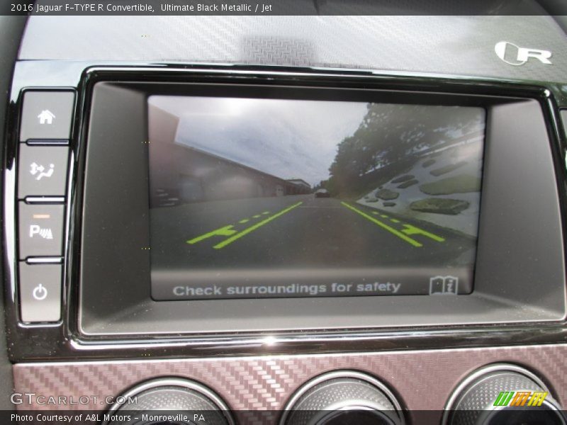 Ultimate Black Metallic / Jet 2016 Jaguar F-TYPE R Convertible
