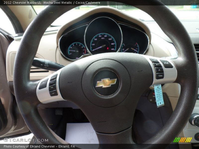 Mocha Steel Metallic / Cocoa/Cashmere 2012 Chevrolet Malibu LS
