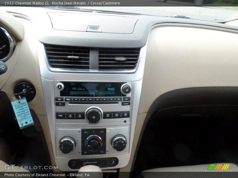 Mocha Steel Metallic / Cocoa/Cashmere 2012 Chevrolet Malibu LS