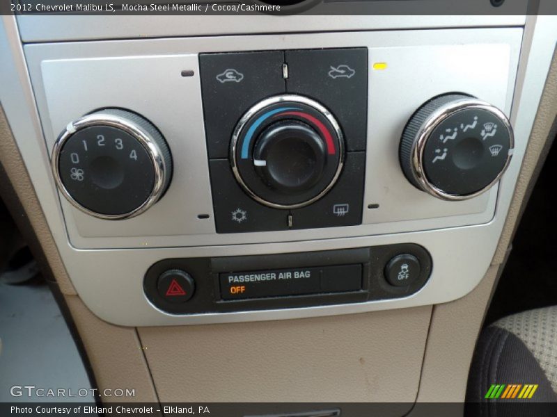 Mocha Steel Metallic / Cocoa/Cashmere 2012 Chevrolet Malibu LS