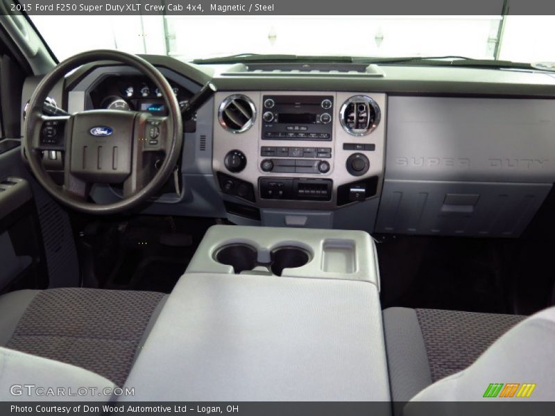Magnetic / Steel 2015 Ford F250 Super Duty XLT Crew Cab 4x4