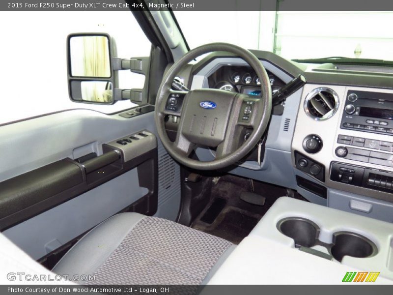 Magnetic / Steel 2015 Ford F250 Super Duty XLT Crew Cab 4x4