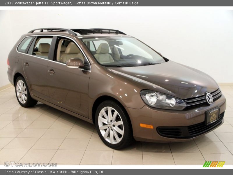 Toffee Brown Metallic / Cornsilk Beige 2013 Volkswagen Jetta TDI SportWagen