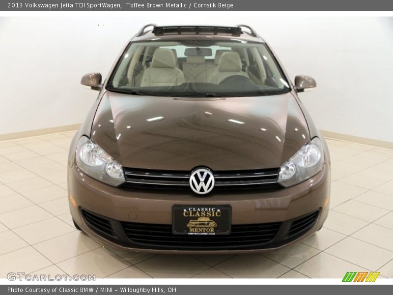Toffee Brown Metallic / Cornsilk Beige 2013 Volkswagen Jetta TDI SportWagen