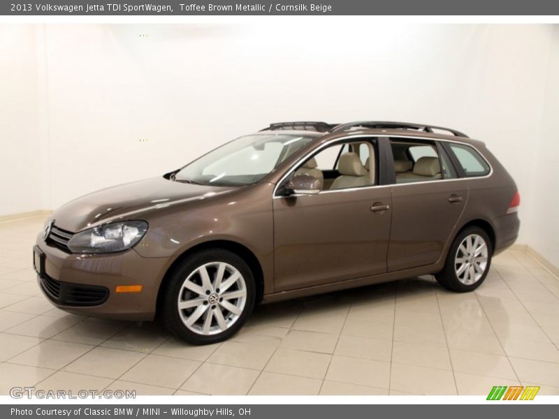 Toffee Brown Metallic / Cornsilk Beige 2013 Volkswagen Jetta TDI SportWagen
