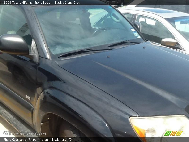 Black / Stone Gray 2008 Toyota 4Runner Sport Edition