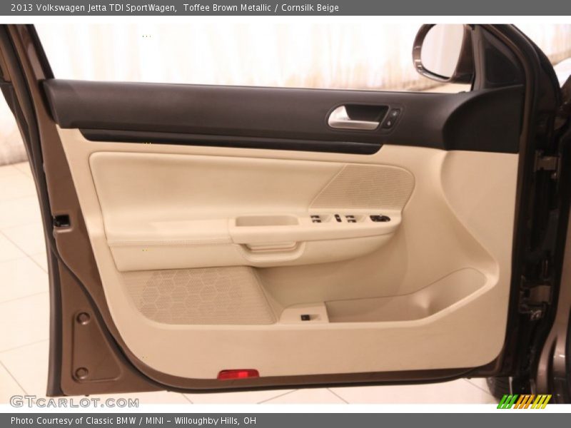 Toffee Brown Metallic / Cornsilk Beige 2013 Volkswagen Jetta TDI SportWagen