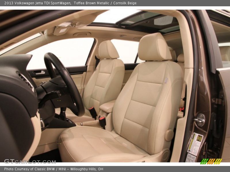 Toffee Brown Metallic / Cornsilk Beige 2013 Volkswagen Jetta TDI SportWagen